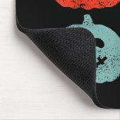Halloween pompoen Grappig Retro Gift Muismat (Hoek)