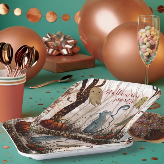 Halloween pompoen, grappig Spooky Mouse Paper Bord (Multi)