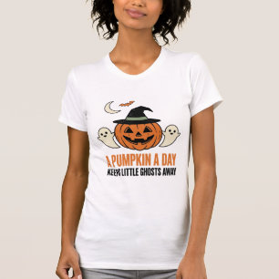 Halloween Pompoen Grappige Geest Vintage Citaat_1 T-shirt