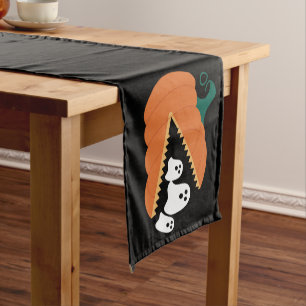 Halloween Pompoen Grappige Geesten Jongens Kindere Korte Tafelloper