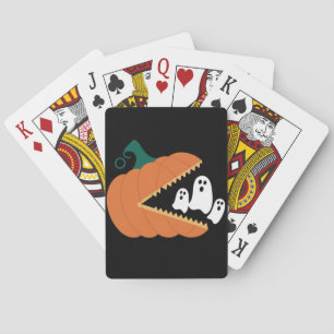 Halloween Pompoen Grappige Geesten Jongens Kindere Pokerkaarten