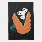 Halloween Pompoen Grappige Geesten Jongens Kindere Theedoek (Verticaal)