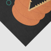 Halloween Pompoen Grappige Geesten Jongens Kindere Tissuepapier (Detail)