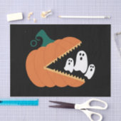 Halloween Pompoen Grappige Geesten Jongens Kindere Tissuepapier (Craft)