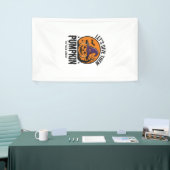 Halloween Pompoen Grappige Heksenhoed Spooky Retro Spandoek (Beurs)