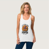Halloween Pompoen Grappige Heksenhoed Spooky Retro Tanktop (Volledige Voorkant)