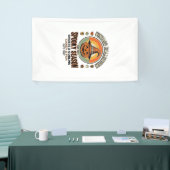 Halloween Pompoen Grappige Vintage Heksenhoed_1 Spandoek (Beurs)