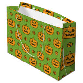 Halloween pompoen groot cadeauzakje (Achterkant Gekanteld)