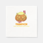 Halloween pompoen, Halloween-Trumpkin Servet (Voorkant)
