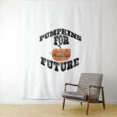 Halloween pompoen Halloween Wandkleed (In situ)