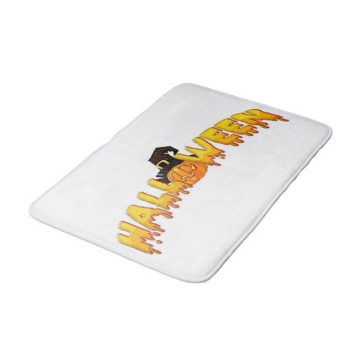 Halloween pompoen heks badmat (Gekanteld)