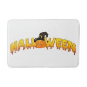 Halloween pompoen heks badmat (Voorkant)