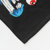 Halloween pompoen heks gaming controllers zombie fleece deken (Hoek)