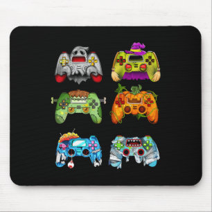 Halloween pompoen heks gaming controllers zombie muismat