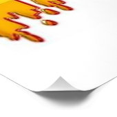 Halloween pompoen heks perfect poster (Hoek)