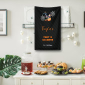 Halloween pompoen heks Pet geesten schattig zoet 1 Spandoek