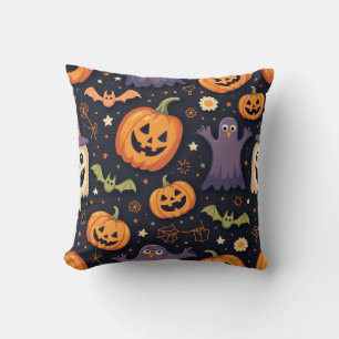 Halloween Pompoen Heks Pet Patroon Kussen Kussen