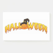 Halloween pompoen heks post-it® notes (Voorkant)