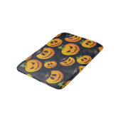 Halloween pompoen: heksenpatroon badmat (Gekanteld)