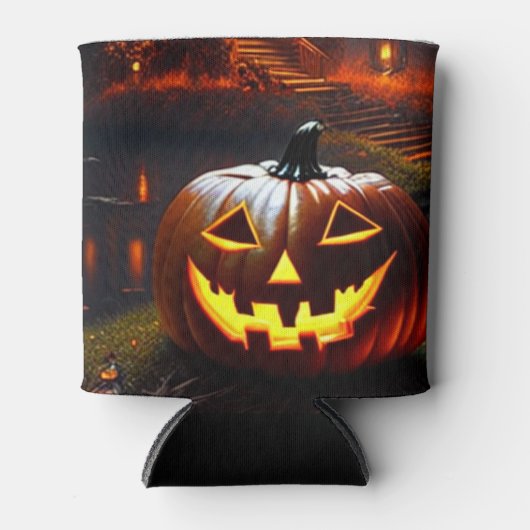 Halloween/Pompoen/Herfst Blikjeskoeler (Voorkant)