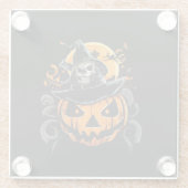 Halloween/pompoen/herfst/herfst Glazen Onderzetter (Achterkant)