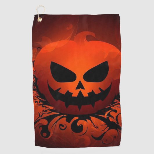 Halloween/Pompoen/herfst/herfst Golfhanddoek (Voorkant)