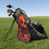 Halloween/Pompoen/herfst/herfst Golfhanddoek (Groen)