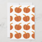 Halloween Pompoen Herfst Herfst Halloween Kaart (Achterkant)
