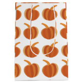 Halloween Pompoen Herfst Herfst Halloween Medium Cadeauzakje (Achterkant)