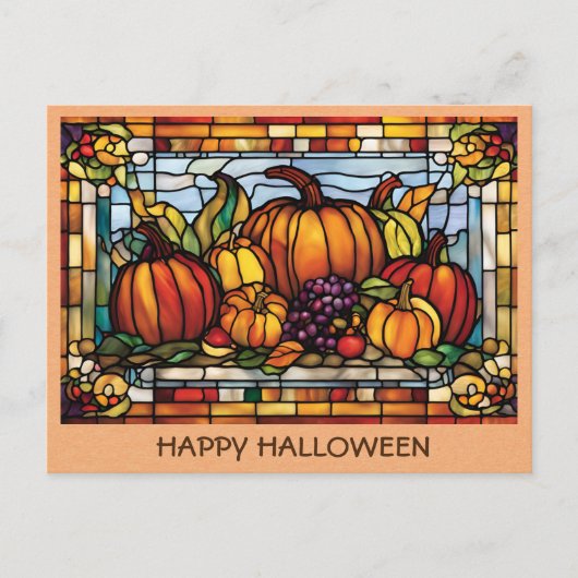 Halloween pompoen Herfst Herfst Oogst Briefkaart (Voorkant)