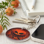 Halloween/Pompoen/herfst/herfst Sleutelhanger (Voorkant Rechts)