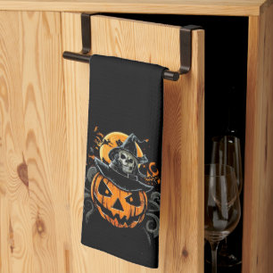 Halloween/pompoen/herfst/herfst Theedoek