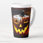 Halloween/Pompoen/Herfst Latte Mok (Rechterhoek)