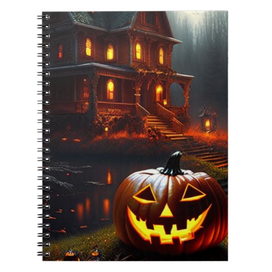 Halloween/Pompoen/Herfst Notitieboek (Voorkant)