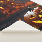 Halloween/Pompoen/Herfst Sherpa Deken (3/4)