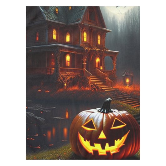 Halloween/Pompoen/Herfst Tafelkleed (Voorkant)
