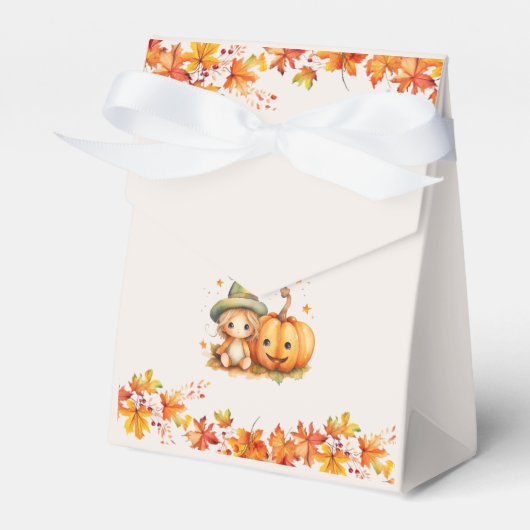 Halloween Pompoen Herfst Thanksgiving Baby shower Bedankdoosjes (Voorkant Zijde)