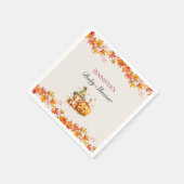 Halloween Pompoen Herfst Thanksgiving Baby shower Servet (Hoek)