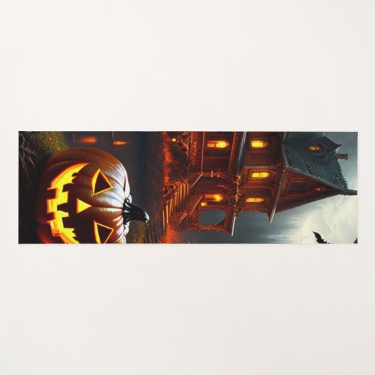 Halloween/Pompoen/Herfst Yogamat (Voorkant (horizontaal))