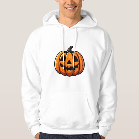 Halloween pompoen hoodie (Voorkant)