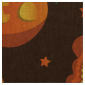 Halloween pompoen hoofd patroon. stof (Swatch)