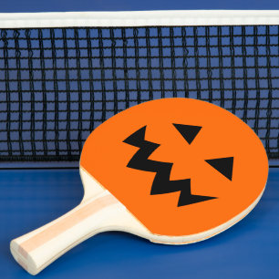 Halloween pompoen hoofd snijpingpongpaddle tafeltennisbatje