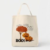 Halloween Pompoen Hoofden - Tote Bag (Voorkant)
