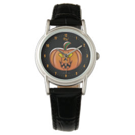 Halloween Pompoen Horloge
