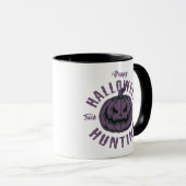 Halloween Pompoen Jacht Mok – Griezelige Grap (Voorkant rechts)