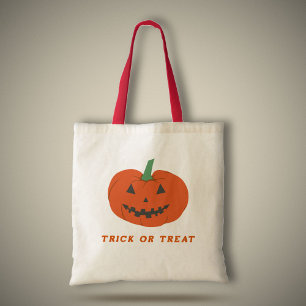 Halloween Pompoen Jack O Lantaarn Canvas tas