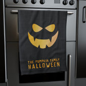 Halloween Pompoen Jack O Lantaarn Keuken Handdoek