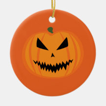 Halloween pompoen Jack O'lantern gezicht zwart ora
