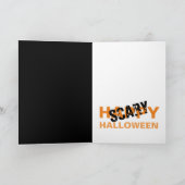 Halloween Pompoen Kaart (Binnen)