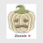 Halloween pompoen karakter sticker (Vel)